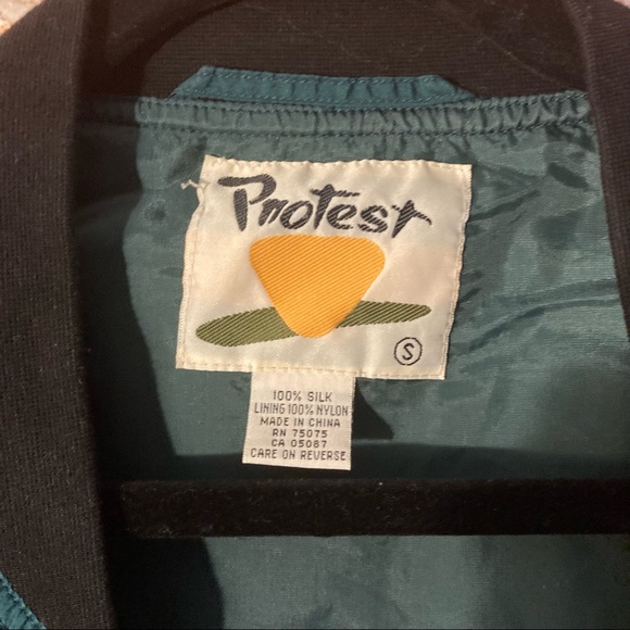 VINTAGE silk bomber jacket - Picture 2 of 2